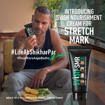 Svish Nourishment Cream for Stretch Mark Reduction | Reduce the Appearance of New and Old Stretchmarks  | For Men & Women | 50G