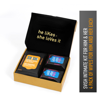 SVISH HIM & HER HYGIENE WIPES FOR MEN & WOMEN (20 PULLS ,PACK OF 2)
