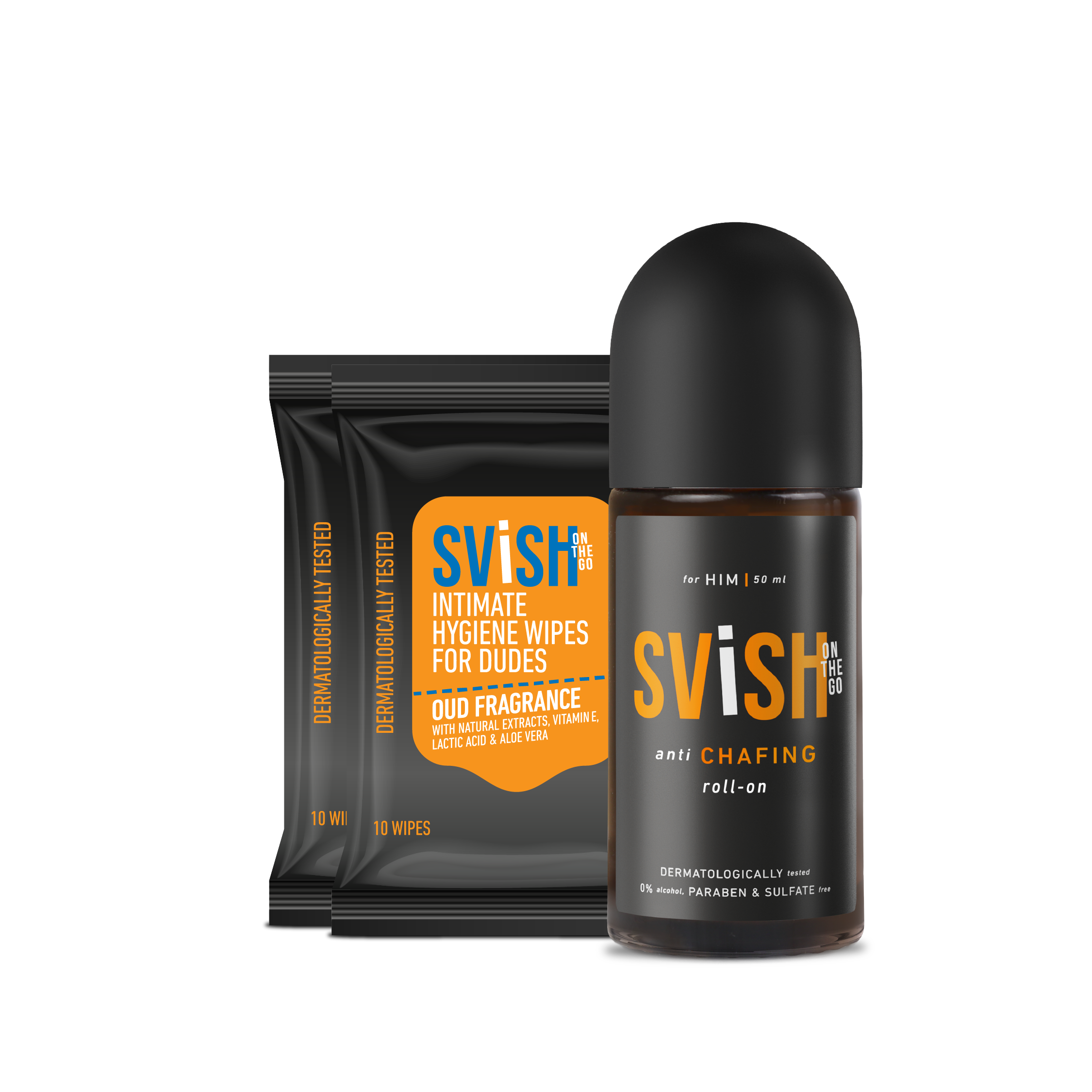 SVISH HYGIENE WIPES FOR MEN - DUDES WIPES (20 PULLS, PACK OF 2)