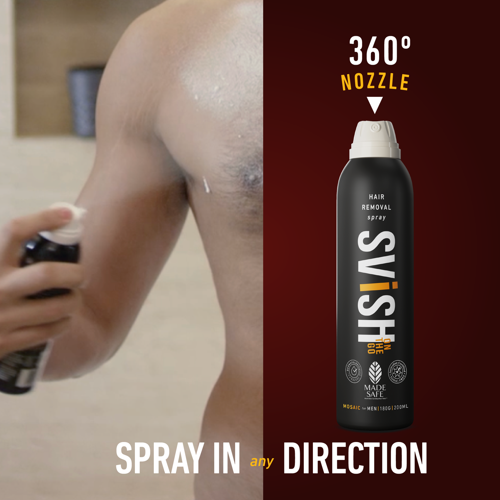 Men's Hair Removal Cream and Depilation Spray Best Hair Removal Spray