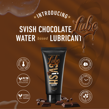 Svish Water Based Edible Chocolate Lubricant