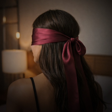 SVISH Veil – Velvet Soft Red Blindfold for Sensory Play