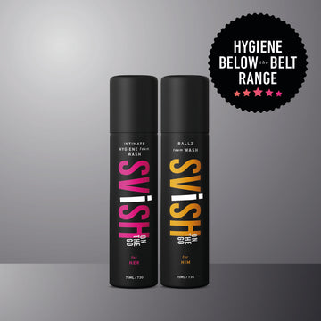 SVISH HYGIENE FOAM WASH - HIS & HER KIT